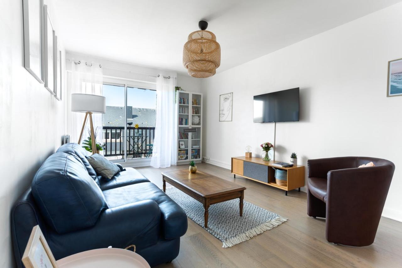 Ferienwohnung Le Cosy Avec Piscine, Balcon Et Parking Trouville-sur-Mer Exterior foto